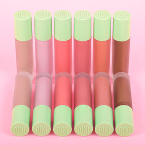 LiquidGlow all shades on pink background view 1