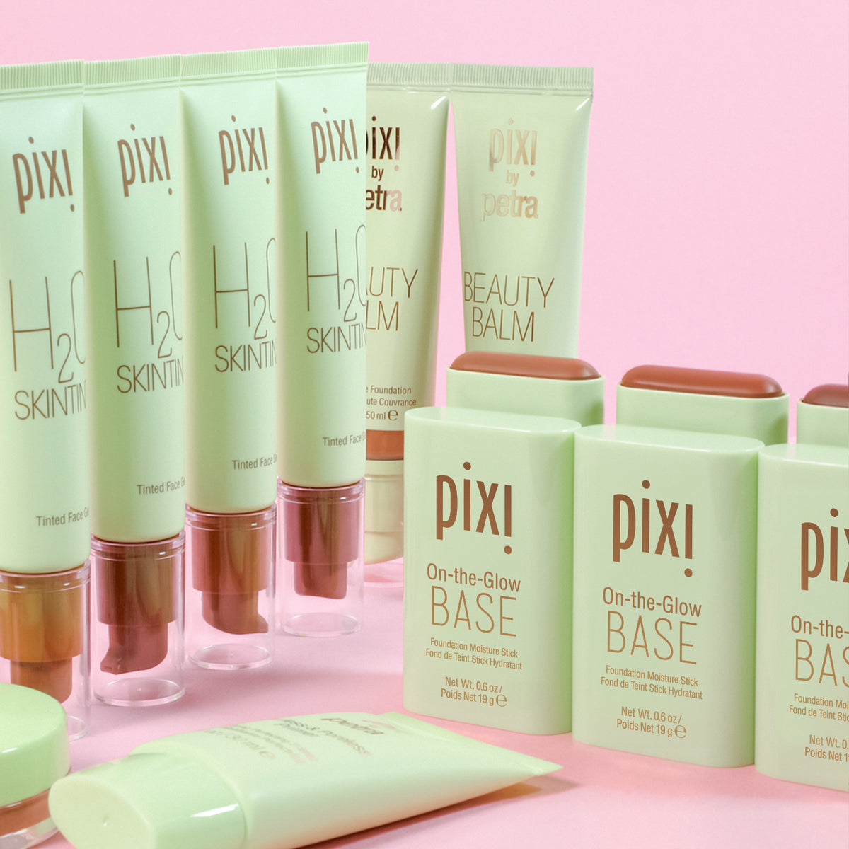 H2O SkinTint and On The Glow BASE